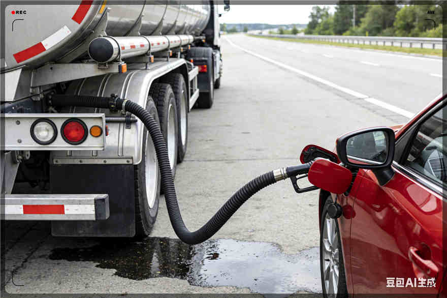 麻章区汽车救援送水案例